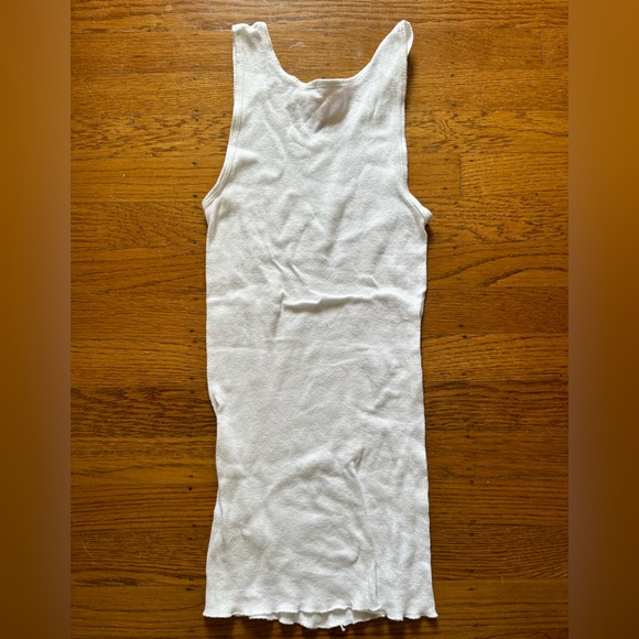 Vintage 80s/90s Hanes 100% cotton tank top size XS/S - Picture 2 of 3
